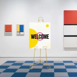 Heavy Duty Adjustable Sign Holder Stand, 3-Level Height & Angle Metal Easel for Wedding Welcome Sign, Photo Frame Display with Non-Slip Base for Indoor/Outdoor Events, Art Exhibition, Cafe Promotion