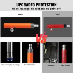 SucceBuy 10 Ton Hydraulic Jack Air Pump Lift Ram Body Frame Porta Power Repair Kits Multi-functional Auto Body Frame Repair Kits