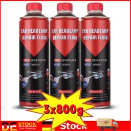 3PCS Headlight Restoration Liquid Car Headlight Revitalizer Cleaner Headlight Repair Fluid Polymer Liquid For Headlights