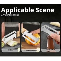 2026 New Paring Knife Ergonomic Wood Handle Knife Stainless Steel Vegetable Peeler with Wooden Handle 2-in-1 Fruit Potato Peeler