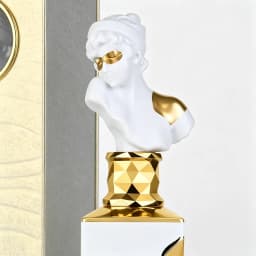 Women Luxury Sculpture Goddess Bust Perfume Eau De Parfum 100ml, White Gold Art Decor Bottle, Long‑Lasting Middle Eastern Scent For Daily Wear & Gifting