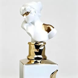 Women Luxury Sculpture Goddess Bust Perfume Eau De Parfum 100ml, White Gold Art Decor Bottle, Long‑Lasting Middle Eastern Scent For Daily Wear & Gifting