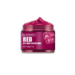 120g Hair Color Wax Temporary Hair Dye Wax Washable Hair Coloring Styling Pomade Cream for Men Women Unisex DIY Hairstyle Party Cosplay Strong Hold Easy Wash Out Hair Color Wax