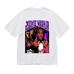 Juice WRLD Vintage Bootleg Graphic T-Shirt Unisex Hip Hop Streetwear Oversized Cotton Short Sleeve Tee