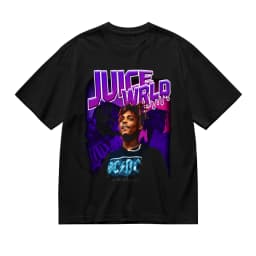 Juice WRLD Vintage Bootleg Graphic T-Shirt Unisex Hip Hop Streetwear Oversized Cotton Short Sleeve Tee