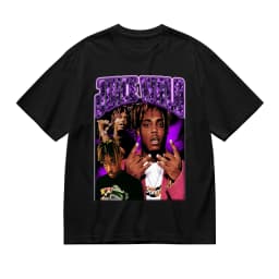 Juice WRLD Vintage Bootleg Graphic T-Shirt Unisex Hip Hop Streetwear Oversized Cotton Short Sleeve Tee