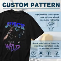 Juice WRLD Vintage Bootleg Graphic T-Shirt Unisex Hip Hop Streetwear Oversized Cotton Short Sleeve Tee