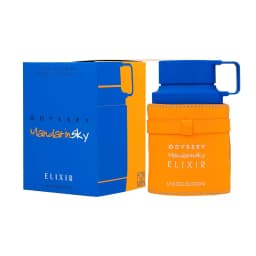 Armaf Odyssey Mandarin Sky Elixir Men's EDP, 3.4 oz/100ml, 1 Bottle, Fresh Citrus Amber Woody Long Lasting Cologne, Men's Fragrance Gift, Birthday, Fall, Halloween, Thanksgiving, Black Friday, Christmas, New Year Holiday Gift