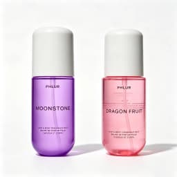 2PCS PHLUR Stone Fruit & Moonstone Hair & Body Mist Set, Each 8 fl oz / 240ml, Unisex Bright Juicy Fruity Scent Hair Body Perfume Spray