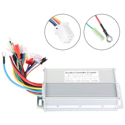 36V 500W Brushless Electric Motor Speed Square Wave Controller(2-Mode) Replacement for Electric Bicycle Scooter