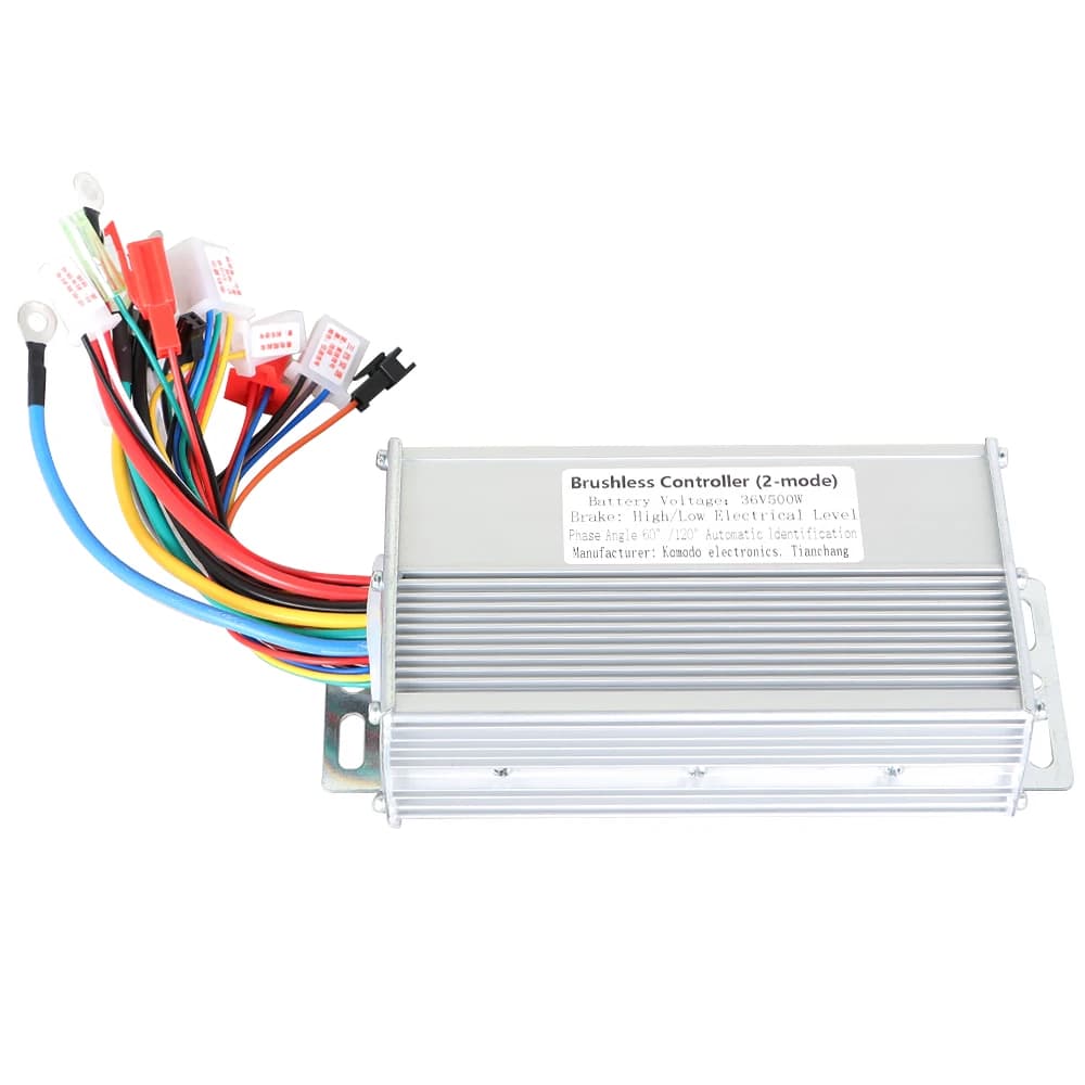 36V 500W Brushless Electric Motor Speed Square Wave Controller(2-Mode) Replacement for Electric Bicycle Scooter