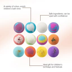 12PCS Multi Color Body Bathing Ball Set Fresh Fragrance Moisturizing Improve Skin Texture Enhance Smoothness Non-tight Body Bathing Ball Kit for Festival Gift
