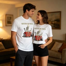 Waiting On Parts Funny Skeleton Mechanic Graphic T‑Shirt, Auto Repair Humor Car Guy Short Sleeve Tee for Men Women