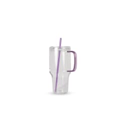 32 fl oz Large Glass Tumbler Purple