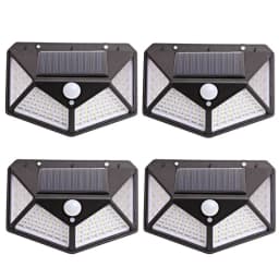 Solar Lights Outdoor, 2/4/6/8 Pack 100 LED Solar Motion Sensor Lights, 3 Lighting Modes, 270° Wide Angle Illumination, Solar Powered Waterproof Security Wall Lights for Backyard, Garden, Fence, Patio, Front Door and Outdoor Areas