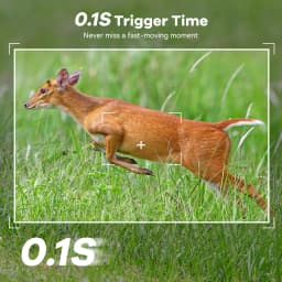 TMEZON 4G LTE Wildlife Camera with Mobile Phone Transfer App, 2.7K Solar Hunting Camera with SIM Card, PIR Motion Sensor, Night Vision NO SD CARD