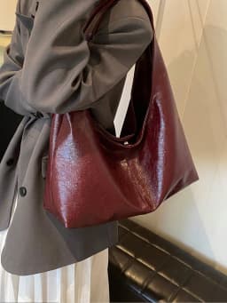 Vintage Commuter Large Capacity Bag For Women 2024 New Texture Soft Leather Shoulder Bag Simple And Versatile Crossbody Tote Bag