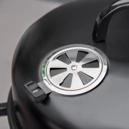 3-in-1 Outdoor Barbecue Charcoal Smoker and Grill with Two Grates and Thermometer