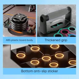 Solid Push Up Board Multi Functional Stands System Home Gym Chest Muscle Exercise for Men Women