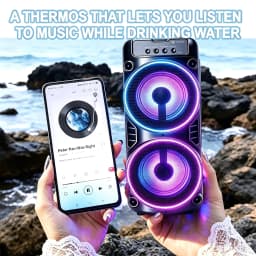 Professional Large Bluetooth Speaker with Microphone, Portable Design, Featuring JBL Subwoofer Party Box, LED Lights, Compatible with BT/USB/TF/AUX/FM/TWS/MIC/EQ Functions, Professional Karaoke. Ideal Gift for Birthdays, Christmas, and New Year