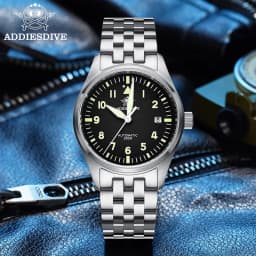 ADDIESDIVE New Luxury Men Diver Automatic Wristwatch 8215 Movement 1000M Waterproof Sapphire Glass BGW9 Super Luminous Analog Watch