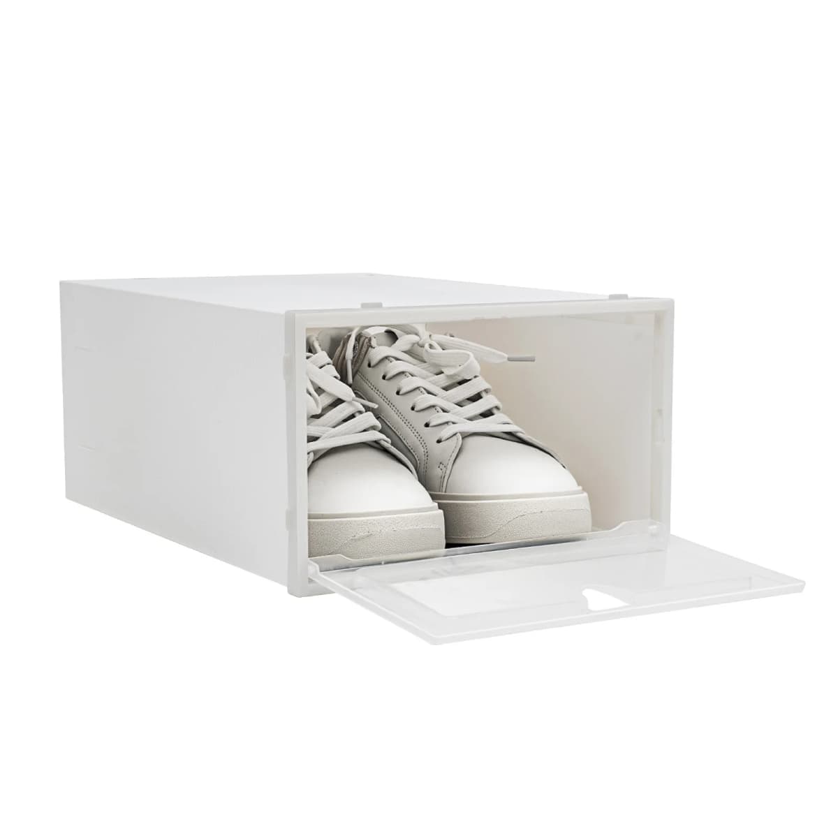 20PCS Plastic Shoe Box Storage Organizer Stackable Foldable Clear Shoe Container