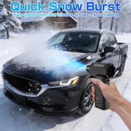 Car Vacuum Cleaner Leaf Blower Turbo Fan Air Duster Electric Dust Collector Hair Dryer Violent Jet Fan Cleaning Tool for RV Truck Trailer SUV Home Outdoors Camping Universal Auto Accessories