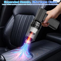 Car Vacuum Cleaner Leaf Blower Turbo Fan Air Duster Electric Dust Collector Hair Dryer Violent Jet Fan Cleaning Tool for RV Truck Trailer SUV Home Outdoors Camping Universal Auto Accessories