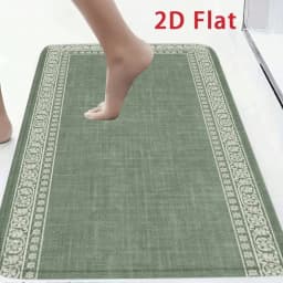 3-Piece Non-Slip Bathroom Mat, Suitable For Toilet And Sink Areas, Plush Flannel Soft Absorbent, With Non-Slip Backing, Machine Washable Thickened Floor Mat, Suitable For Showers, Bathtubs, Sinks - A Comfortable Decorative Carpet Essential For Modern Home