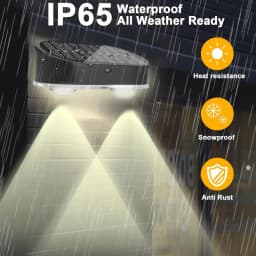 Upgraded Solar Fence Light. Outdoor Waterproof. 8 Sets of Solar Lights. LED Column-Style Outdoor Lights. Staircase Lights. 9 Modes. Color-Changing. Eco-Friendly Solar Lights. Suitable for Backyards, Walls, Swimming Pools, Porches, and Patios.