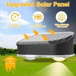 Upgraded Solar Fence Light. Outdoor Waterproof. 8 Sets of Solar Lights. LED Column-Style Outdoor Lights. Staircase Lights. 9 Modes. Color-Changing. Eco-Friendly Solar Lights. Suitable for Backyards, Walls, Swimming Pools, Porches, and Patios.