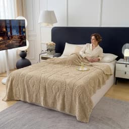 Ultra Soft Blanket Queen Size Cozy Fuzzy Plush Thick Warm for All Season Bedding
