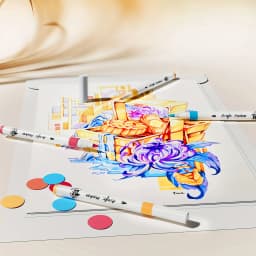 TBC The Best Crafts 120 Colors Acrylic Paint Markers, Strong Coverage, Waterproof, Non-Toxic& Odorless, Multi-Use Pens For Paper, Ceramic, Fabric, Stone, Plastic & More, Perfect For BackTo School & DIY Crafts