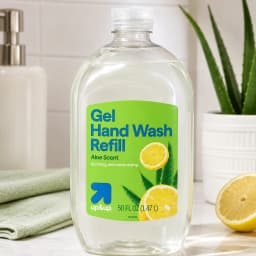 up&up Gel Hand Soap Aloe Vera 50oz Moisturizing Liquid Hand Wash Refill Gentle Cleansing Family Size