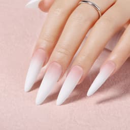 YOKEFELLOW GleamTap Cushion Ombre Painting Gel with Sponges - White Highly Pigmented No Wipe Gradient Patting Gel Polish for Ombre, Aura and Blend Nail Art ( GT612 )