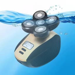 2026New Model Waterproof Rotary Razor Beard Clipper Hair Trimmer Face 5 Headed Electric Shaver Razor Rechargeable Male