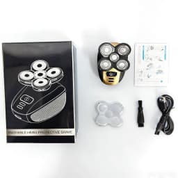 2026New Model Waterproof Rotary Razor Beard Clipper Hair Trimmer Face 5 Headed Electric Shaver Razor Rechargeable Male