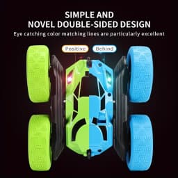 Remote Control Car, 4WD RC Car Toy, 2 Sided 360 Degree Flip Rotating Vehicle, Suitable For Outdoor Parties And Family Fun, Chris