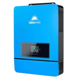 SUNGOLDPOWER 10000W DC 48V UL1741 Solar Inverter,Support Parallel, Built-in 2 MPPT Solar Controllers, Max. 200A Battery Charging, AC Input/Output 120V/240V(settable) Inverter Charger