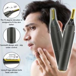 Painless Personal Eyebrow Trimmer, Electric Facial Hair Removal Device for Lips and Body, Men's and Women's Electric Eyebrow Razors