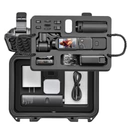 STARTRC Osmo Pocket 4 Hard Case, Double-Walled Waterproof Bag for DJI Pocket 4 Creative Combo Accessories, Multifunctional Storage Bag with Large Capacity