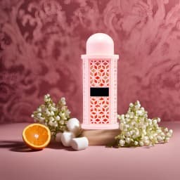 Unisex EDP Perfume Set 100ml 3.4oz Black Square & Pink Cylinder Hollow Cage Bottle Spray Long‑Lasting Oriental Woody Scent Dubai Arabian Luxury Gift Set