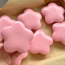 1PC *Kawaii Star Squeeze Toy Cute Flower Slow Rebound Wet Soft Suction Finger Pinch Decompression Squishy Toy Stress Release Toy