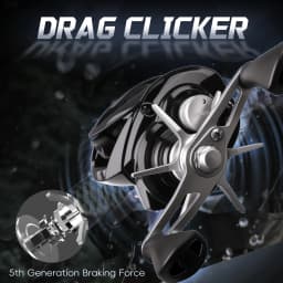 BILLINGS Baitcasting Reel DC Brake System 6KG Max Drag 167G Lightweight Baitcaster Fishing Reels 7.2:1 Gear Ratio 4+1BB Freshwater Casting Reel