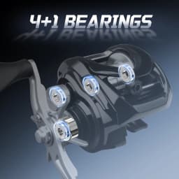BILLINGS Baitcasting Reel DC Brake System 6KG Max Drag 167G Lightweight Baitcaster Fishing Reels 7.2:1 Gear Ratio 4+1BB Freshwater Casting Reel