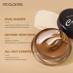 4PCS/SET Full Covery Cream Concealer Kit,Portable,Blendable Color Formula,Even Coating Capacity,Support Free Color Deployment,Multifunctional Concealing Cosmetic Set For Daily Facial And Body Makeup Needs