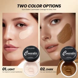 4PCS/SET Full Covery Cream Concealer Kit,Portable,Blendable Color Formula,Even Coating Capacity,Support Free Color Deployment,Multifunctional Concealing Cosmetic Set For Daily Facial And Body Makeup Needs