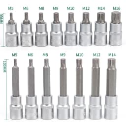 Premium 30-Piece Chrome Vanadium Socket Tool Set with Portable Blue Case for Automotive Maintenance Mechanics 2026