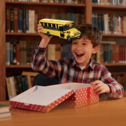 788Pcs Classic Yellow American School Bus Building Blocks, Vintage Creative Vehicle Brick Model Kit Gift for Adults