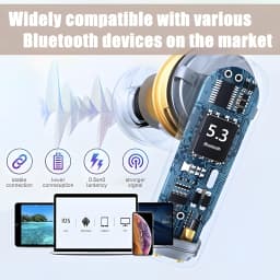 2026 New Air 3【 Pro 3 】 Bluetooth Wireless Earbuds with Heart Rate Monitoring, Active Noise Cancellation Headphones, Waterproof for Daily Use, For IPhone IOS Smartphone, Gaming /Sports /Fitness Earphones.